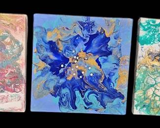 Acrylic Pour Paintings