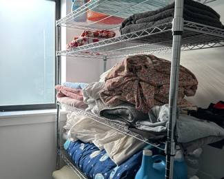 Linens, towels, blankets