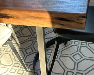 Dining table side view
