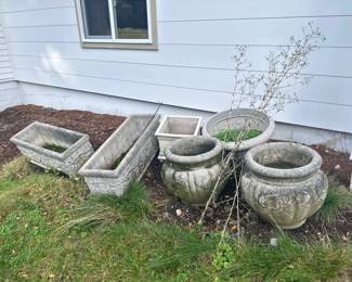 Outdoor pots