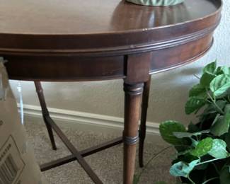 Round side table