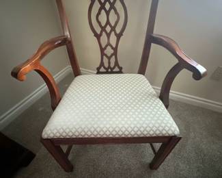 Dining chairs with arms