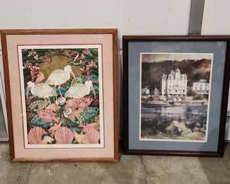 2 Large Decor Paintings 