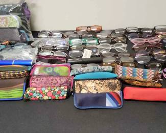 Large Mystery Lot Of Glasses And Cases