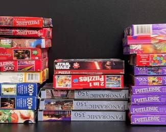 Fun Puzzles incl. Star Wars 300 to 500 Pieces Each