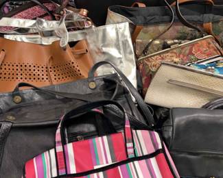 Black Purses, Colorful Clutches Many More