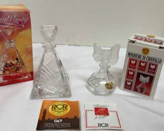 Vintage RCR Crystal Items 