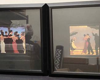 Two Picture Frames of Dancing People