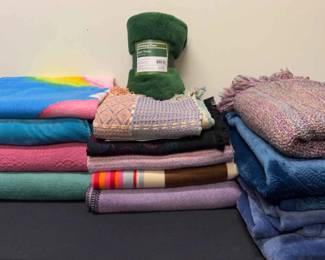 Huge Lot Of Blankets 