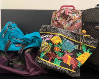 Branded Fish Tote, Duffels Suitcases