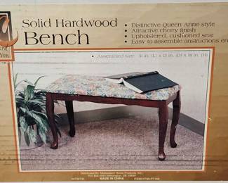 Spill Hardwood Bench