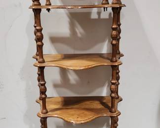  007 Oak Wood Standing Shelves 