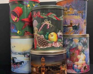 Large Seasonal Tins 