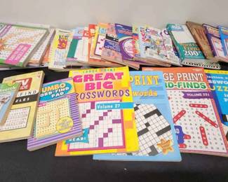 Large Lot Of Crossword Puzzle 