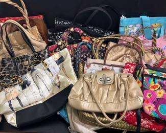 Large Purses Lot A Gold Bright