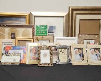 Large Lot Of Empty Picture Frames
