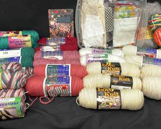  008 Large Yarn And Fabric Lot 