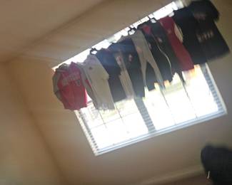 Did I mention that my client went to Ohio State, so we have t-shirts, sweatshirts, dress shirts