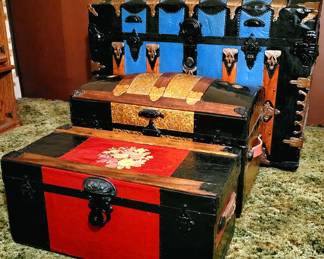 Antique Trunks- Restored Inside & Out