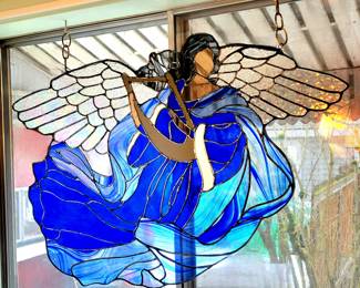 Large Stained Glass Angel