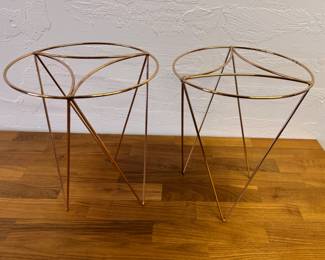 Gold Tone Metal Stand 