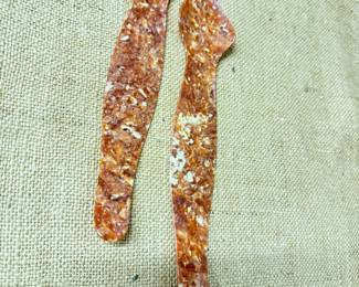 Vintage celluloid shoe stays