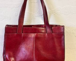 Fossil Leather Tote