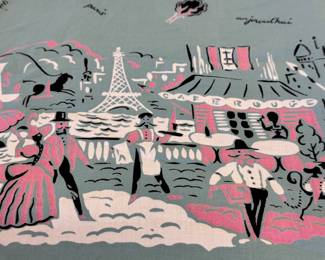 Paris themed Fabric 