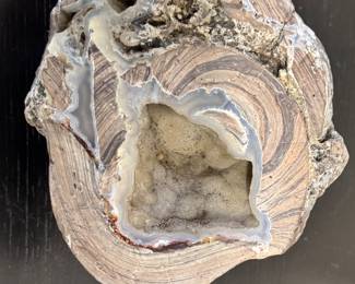Geode, fossil, minerals, gems