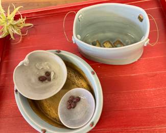 Ceramic art bowls
