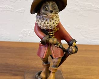 Puss & Boots LEPI Original Woodcarvings 