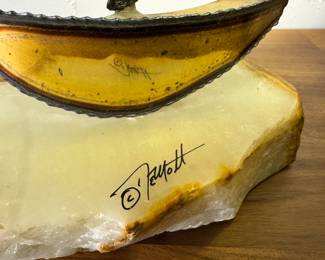 Signed Tom Demott sculpture