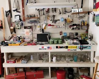 Garage tools and supplies