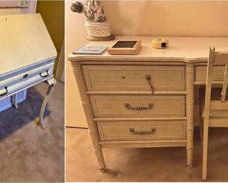 French style desks: Secretary and student sytle desk