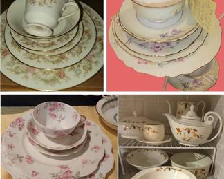 China Sets:  Hall, Lenox Helmsley, Paul Muller Selb, 