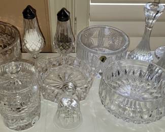 Waterford Crystal stemware to gift items.  Baccarat candle holders