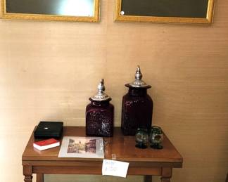 Buffet server and decor