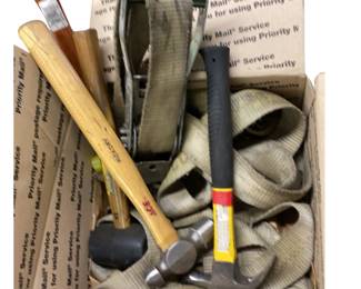 Hammers Mallets Body Work + Ratcheting Tow Strap