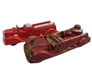 Antique Auburn Rubber Co Fire Truck Toys Cars Indiana