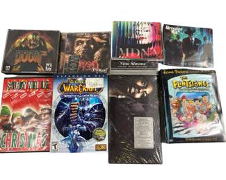 Media Pop Culture Flintstones SNL DOOM Warcraft PC Games Adrenaline Mob CDs MDNA