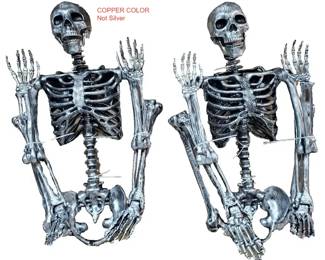 New in Box 2 Animated Skeletons Decor Members Mark Copper