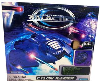 Battlestar Galactica Electronic Cyclon Raider Trendmaster 1996 Vintage Opened