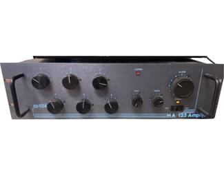 ED COR MA/125 Amplifier Vintage Rack Component Microphone PA - Powers Up & Hums