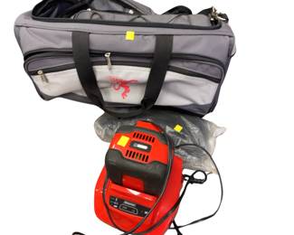 Snapper Battery & Charger + Fire Ball Cinnamon Whiskey Tote Bag