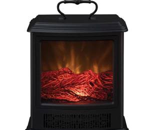 DuraFlame Fireplace Heater Small Space Realistic Flame DFS-7515-10