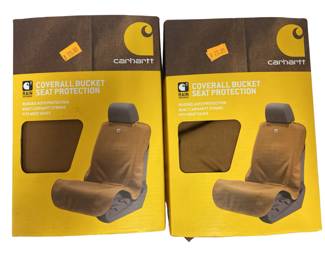 CARHARTT New 2 Bucket Seat Covers Coverall Protection Brown