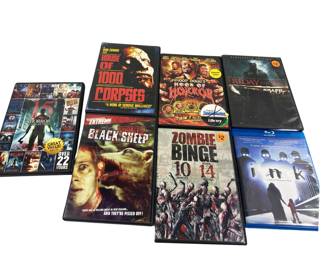 Horror DVDs + 1 Blu-ray Fri 13th 1000 Corpses Rob Zombie Binge ink Black Sheep