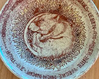 Gouda hand made plate. 1920’s