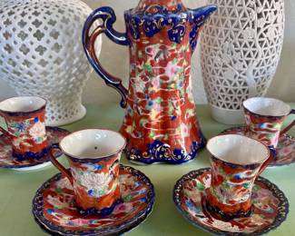 Japanese tea set hot chocolate set