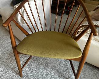 Sonna Rosen  MCM Sun Feather PAIR of chairs